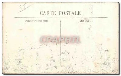 Bilhete postal antigo Guerra Pintheville Militaria — Verso