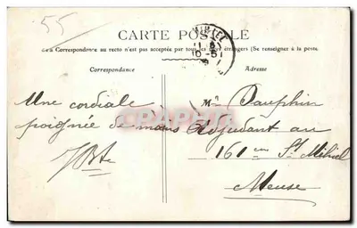 Verdun — Kaserna Miribel — Ogólny widok — Rewers
