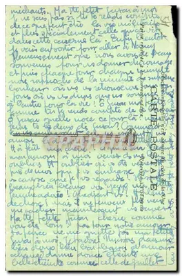 Lunéville — Wijk Dicttmann, D.D. — Militaire ansichtkaart — Achterkant