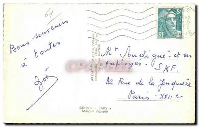 Gacé — Ogólny widok — wydawca Caby — Rewers