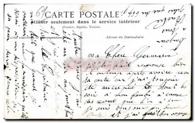 103ème Régiment d'Infanterie — Portion centrale — Champ de tir de Madon — Alençon — Éditeur : G.C. (N° 19) — Verso