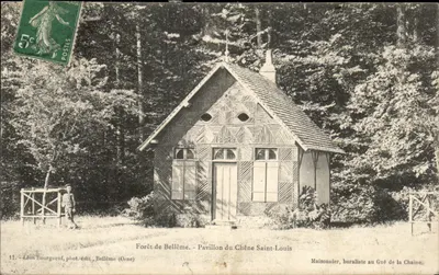 Floresta de Bellême - Pavilhão do Carvalho São Luís — Léon Bourgueuf, fot.édit., Bellême (Orne)