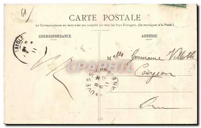 Floresta de Bellême - Pavilhão do Carvalho São Luís — Léon Bourgueuf, fot.édit., Bellême (Orne) — Verso