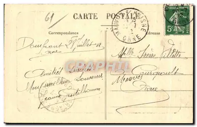 Domfront (Orne) — Katedra Najświętszej Panny Maryi nad Wodą — G. Hubert, wyd., Domfront (Orne) — Rewers