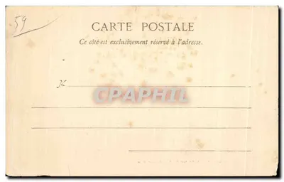 Bilhete postal antigo Roubaix L Eglise Du St Redempteur — Verso