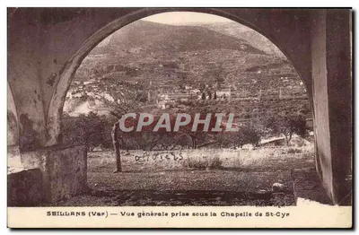 Seillans (Var) — Vista geral tirada sob a Capela de St-Cyr