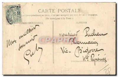 Montauban — Most Konsulów — Lib. A. Gineste, 32, Rue de l'Hôtel-de-Ville — Rewers