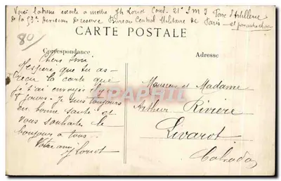 Villers-Bretonneux — El Ayuntamiento — Ed. C. Marenchible — Reverso