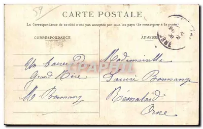 Porte de Lille — Arc de triomphe orné de sculptures — éditeur anonyme — Rewers