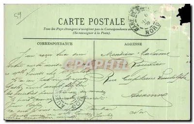 Cambrai — A Rue des Trois Pigeons — LL. — Verso