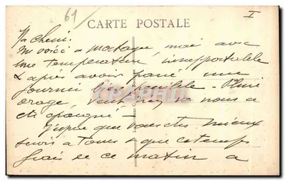 Mortagne (Orne) — Torre do Forte Toussaint (século XII) — Edit. Hautreux — Verso