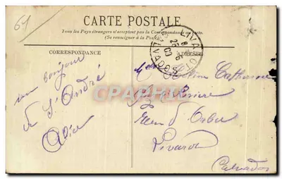 L'Orne Pittoresque — Le Val de Mairet — Le Château — LL. — Verso