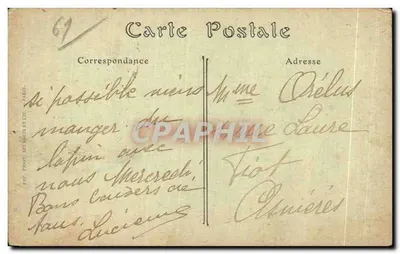 LA CHAPELLE, blisko SEES. — Zamek, jezioro. — Rewers
