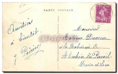 Bagnolles-de-l'Orne — O Hotel dos Termas — P. Loyasseur, fotógrafo-editor, Flers — Verso