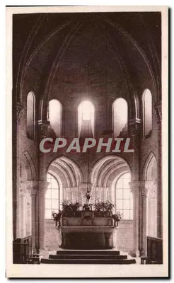 Moriénval (Oise) — A Igreja - Nave e Déambulatório — Foto P. Duclos, Terrafonds