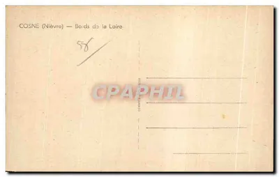 Cosne (Nièvre) — Bords de la Loire — C. Béry — Verso