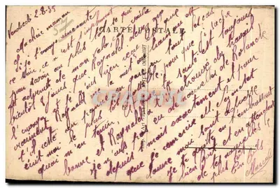 Tarjeta postal antigua Metz Les Thermes — Reverso
