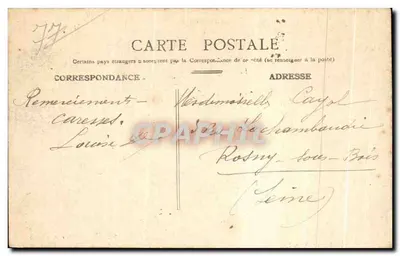 As Margens da Marne — Arredores de VOISINS — Grap, editor em Crécy — Verso