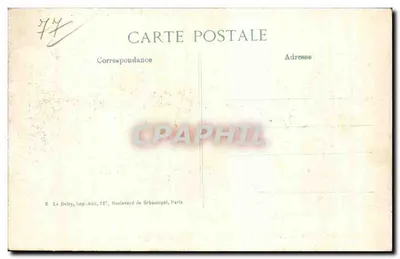 La Ferté-sous-Jouarre - Início da retirada dos alemães — E. Deley, imp.édit, 127, Boulevard de Sébastopol, Paris — Verso
