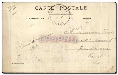 Provins — Wieża Cezara i Katedra Świętego Quiriana — Rewers