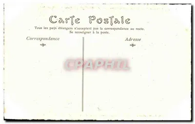 La Belle Villageoise — Praca F. Boucher, rytowana przez Soubeyran — ND Phot, nr 368 — Rewers