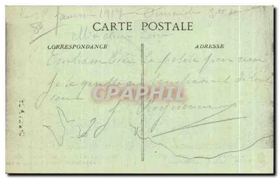 Kościół w Vaubécourt — Ruiny po wojnie 1914-16 — Visé, Paryż nr 1499 — Rewers