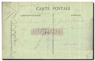 SAILLY-SAILLISEL — Wioska - Lokalizacja Rady Miejskiej — Visé, Paryż N° 1521 — Rewers