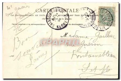 Sainte-Adresse — La Vallée — E. J. — Verso