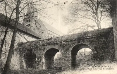 Nangis (S.-et-M.) — Antigo Ponte de Serviço dos Marquis — Gilbet & Fils, Nangis