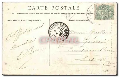 Nangis (S.-et-M.) — Antigo Ponte de Serviço dos Marquis — Gilbet & Fils, Nangis — Verso