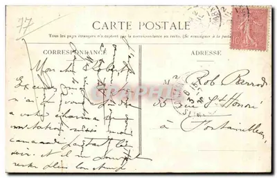 Mont-Saint-Quentin — Les Remparts — wydawca: V. Morel & Cie, nr 23 — Rewers