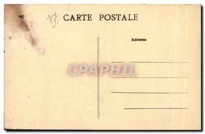 Montereau — Beeld van Napoleon I — Milliet, boekhandel in Montereau — Achterkant