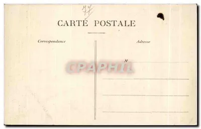 Montereau — Beeld van Napoleon — Collectie J. D., te Sens — Achterkant