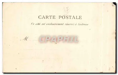 Tarjeta postal antigua Lorrez Le Bocage Vista general — Reverso