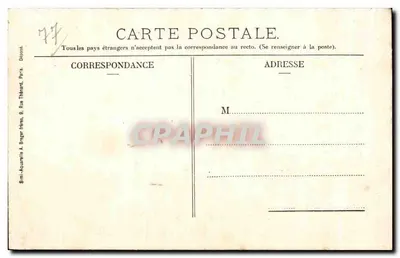 Lorrez le Bocage - Castillo del Conde de Ségur (Fachada Sur) — Cochain, editor - Lorrez le Bocage — Reverso