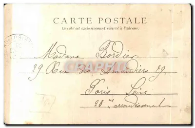 O Porto, Calçadão François I. — Treport — Editor não identificado, número de série não visível — Verso