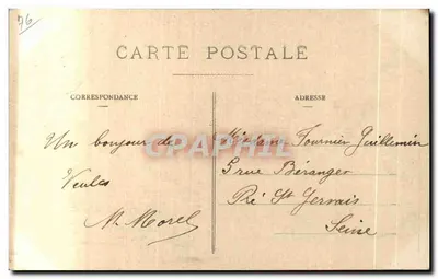 VEULES-les-ROSES (Seine-Inf.) - Villa, taras i skały — Rewers
