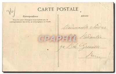 पिट-कोरॉन - किला - रून के आसपास - पुराना पोस्टकार्ड संख्या 191 — पीछे