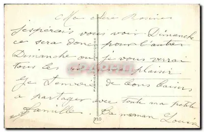 Bouquet of Roses — Birthday — French Manufacturing n°310 — Back