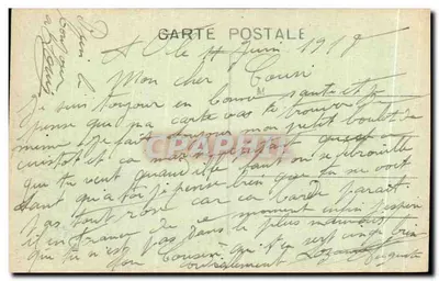 Campanha da Oriente 1914-18 — Vista Geral de KOTORI-le-GRAND (Sérvia) — Editor: Frénaud frères, n° 54 — Verso