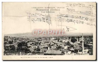 Monastir (Sérvia) — Vista Geral — Imp. H. Grand Pia et Cie, 54, rue d'Assas, Paris
