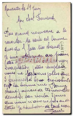 Monastir (Sérvia) — Vista Geral — Imp. H. Grand Pia et Cie, 54, rue d'Assas, Paris — Verso