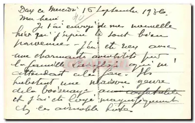 DAX - La Fontaine chaude — Débit Journalier 2.400.000 litres à 64° centigrades — éditeur inconnu, n° 18 — Rewers