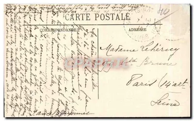 Hossegor — Un Résinier — Édition Lahary — Verso