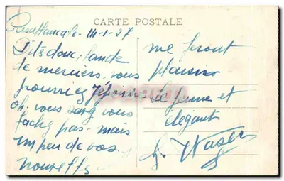 Casablanca (Maroc) — Vue générale du Port avec la Grande Jetée — Éditeur : N. Lévy & Cie, n°62 — Rewers