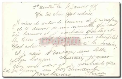 Saint-Amand-Montrond (Cher) — Een uitzicht op de Marmande — Fot. Comnier Macon — Achterkant