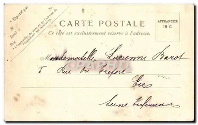 Okręgi Le Tréport — Esplanada Kasyna — V.P. Paris N. 7 — Rewers