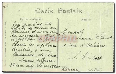 Rouen — Katedra św. Maclou — Jhot. nr 426 — Rewers