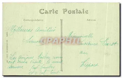 Rouen — O Palácio de Justiça — ND. Fot. — Verso