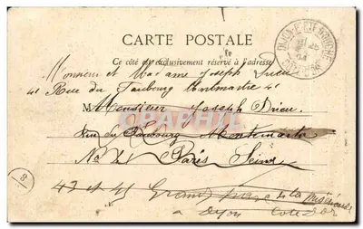 Palácio de Fontainebleau - Jardim de Diane — Thibault, editores, Fontainebleau-Main — Verso